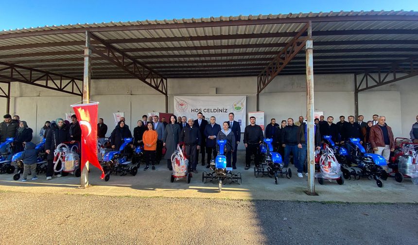 SİNOP’TA MAKİNE VE EKİPMAN TESLİM PROGRAMI