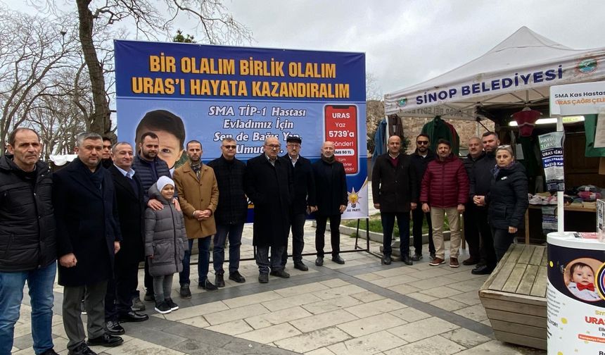 AK PARTİ SİNOP İL BAŞKANLIĞI URAS’A DESTEK NÖBETİNDE