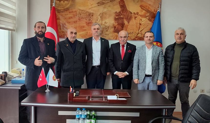 SAADET PARTİSİ’NDEN THK SİNOP ŞUBESİ’NE ZİYARET