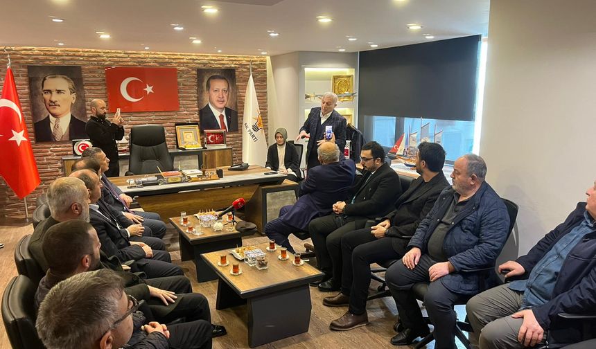 METİN KÜLÜNK SİNOP’TA PARTİLİLERLE BİR ARAYA GELDİ