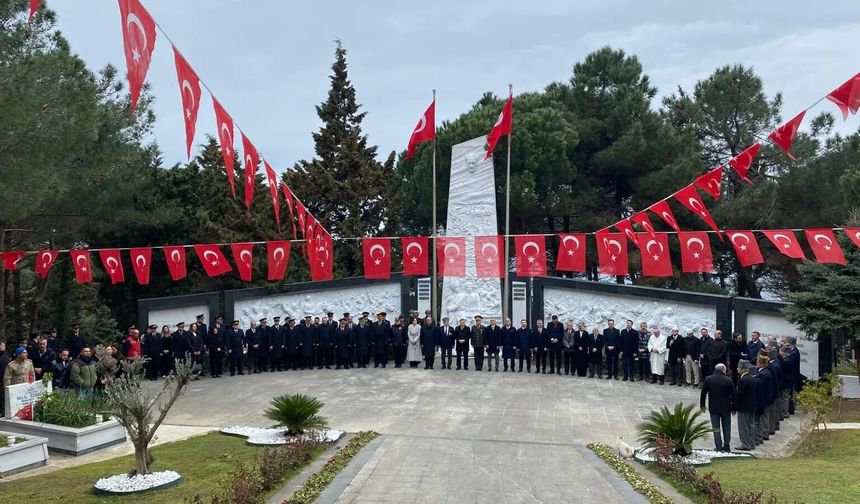 SİNOP'TA 18 MART ÇANAKKALE ZAFERİ TÖRENİ DÜZENLENDİ