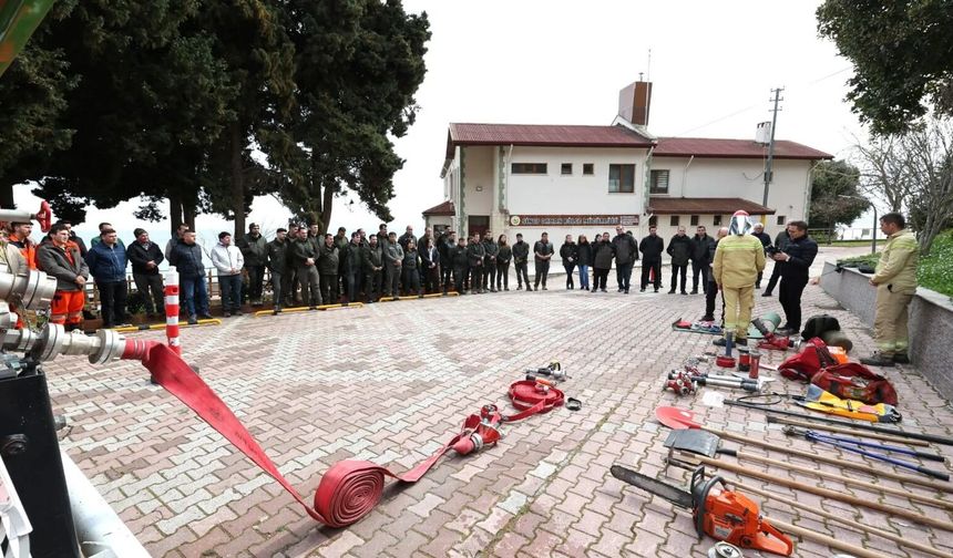 SİNOP'TA ORMAN YANGINLARINA KARŞI SEFERBERLİK