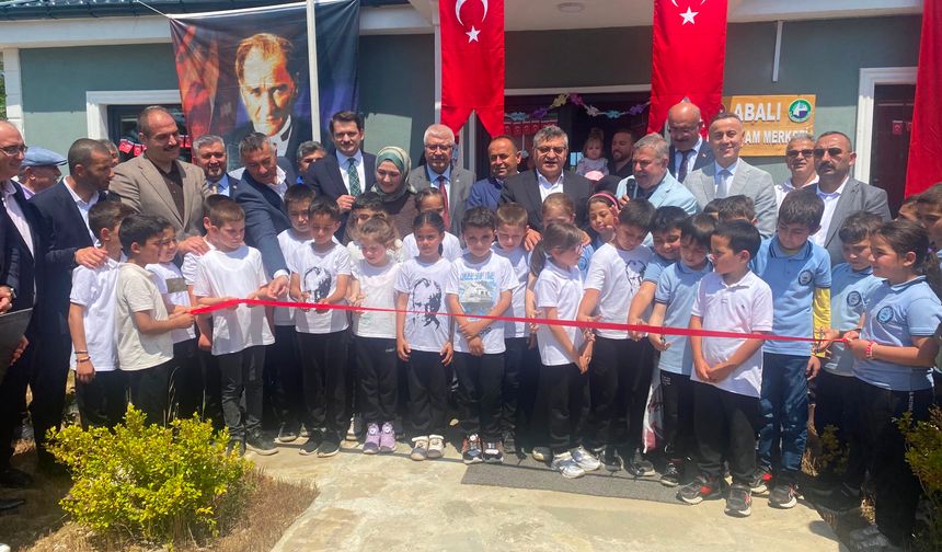 ABALI KÖY YAŞAM MERKEZİ TÖRENLE HİZMETE AÇILDI