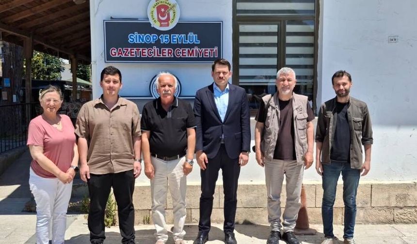 VALİ YARDIMCISI BULAT’TAN SİNOP BASININA VEDA ZİYARETİ