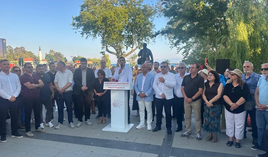 GÖREVDEN ALINAN CHP SİNOP İL BAŞKANI YALÇINKAYA: "GÖREVDEN ALINMAM VE KESİN İHRAÇ İSTEMİYLE SEVK EDİLMEM BENİM İÇİN ONUR