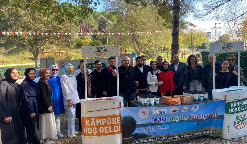 SİNOP'TA ÜNİVERSİTE ÖĞRENCLERİ PİKNİKTE BULUŞTU